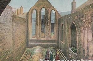 Waterford The Ruins Of The Franciscan Monastery Antique Irish Ireland Postcard
