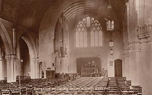 Organ at St Johns Church West Byfleet Antique Real Photo Postcard
