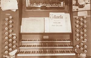 St Peters Bexhill On Sea Organ John Ireland Music Antique Real Photo Postcard