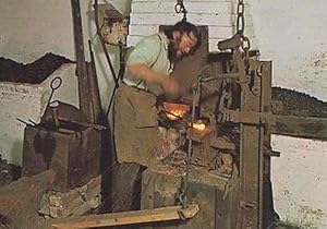 Blacksmith Shoe Chain Bell Maker Ironmonger Vintage Craft Crafts Postcard