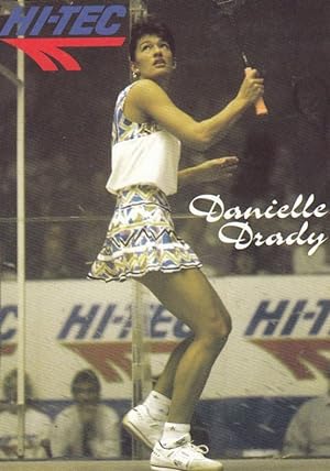 Danielle Drady Australian Squash Tennis Champion Rare Photo Plain Back Postcard