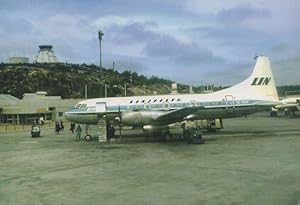 Linjeflyg Convair 440 SE-BSP at Gothenburg Airport Limited Edition 300 Postcard