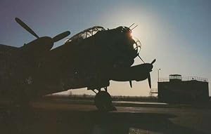 Lancaster B Mk VII NX611 Plane at East Kirkby Lincs Watch Tower Mint Postcard