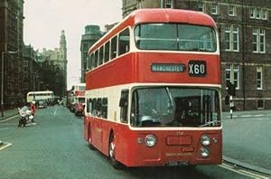 Seller image for 1965 Manchester Daimler Vintage Double Decker 60 Tram Bus Photo Postcard for sale by Postcard Finder