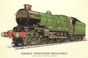 Great Western Railway Clun Castle 7029 Train Postcard