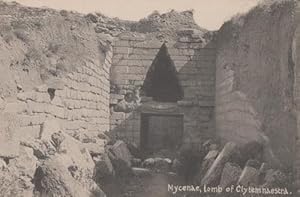 Mycenae Tomb Of Clystemnaestra Antique Postcard