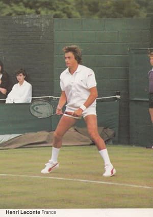 Henri Leconte Tennis Champion Rare Wimbledon Postcard