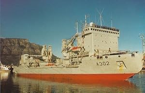 SAS Outeniqua Ship Rare Sanae South African Naval Base Limited Edition Postcard