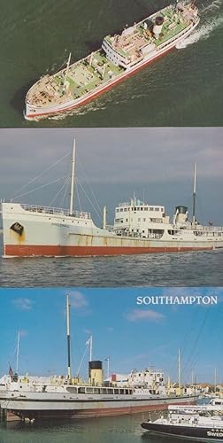 SS Shieldhall Ship 3x Postcard