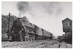 LMS Royal Scot Class 4-6-0 Number 46152 Styal Wilmslow Station in 1951 Postcard