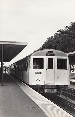 London A60 Surface 1960s Tube Train at Moor Park Station