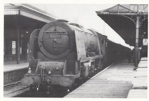 Wigan Railway Station in 1960 Coronation Class 46230 Train Poastcard
