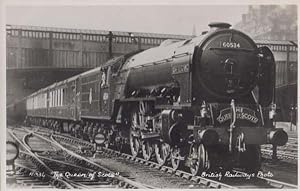 The Queen Of Scots Train 60534 Antique British Railways Real Photo Postcard