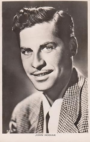 John Hodiak Antique Hand Signed Photo Postcard