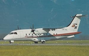 Dornier 328-110 LN-ASL Plane of Air Stord Airlines at Chambery Postcard