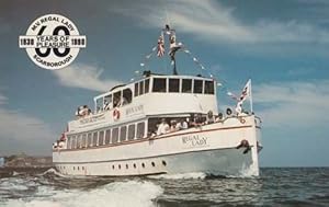 MV Regal Lady Scarborough Ship Boat 60 Years Of Service Rare Postcard