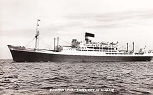 Ellerman Durban South African Ship Liner RPC Postcard