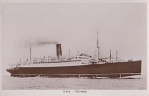 RMS Ascania Real Photo Ship Postcard