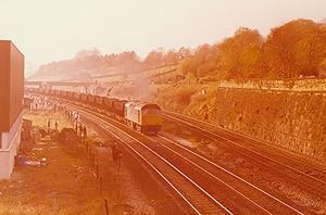 Class 25 Diesel ICI Train at Chinley 1970s Photo