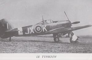 Le Typhoon Plane Battle Of Normandy Fundraising Appeal Thank You Postcard