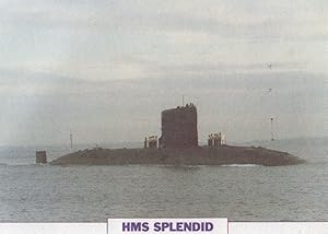 HMS Splendid Nuclear Submarine Postcard