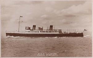RMS Lochfyne Loch Fyne Scottish Ship Boat Real Photo Postcard