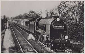 The Kentish Belle Train Locomotive Antique British Railways Real Photo Postcard