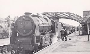 Engine 45522 Prestatyn Locomotive Carlisle Train Appleby West Railway Postcard