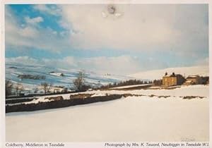 Seller image for Coldbury Middleton Teesdale Christmas Durham Womens Institute Snow Postcard for sale by Postcard Finder