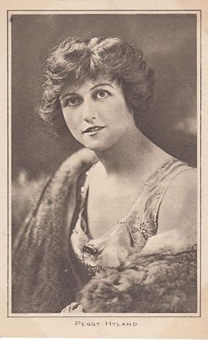 Peggy Hyland Silent Movie Actress Antique Postcard