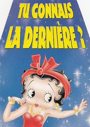 Tu Connais La Derniere Betty Boo Gypsy Headband Postcard