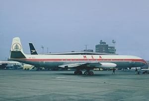 MEA Comet 4C 9K-ACI Plane at Heathrow Airport Limited Edition of 300 Postcard