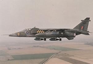 Sepecat Jaguar GRI Military Plane Aircraft Postcard