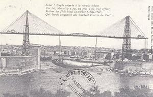 Marseille Pont Transbordeur Fishing Fish Vintage France French View Postcard