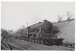 LMS Patriot Class 4-6-0 No 45530 Sir Frank Ree Train at Prestbury Station Postcard