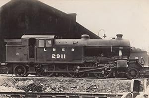 LNER 2911 Engine Train Vintage Railway Real Photo Postcard