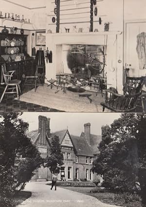 Luton Museum & Kitchen 2x Vintage Real Photo Postcard s