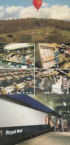 Imagen del vendedor de Royal Mail Letter Segregation Hot Air Balloon Tube Train 3x Postcard s a la venta por Postcard Finder