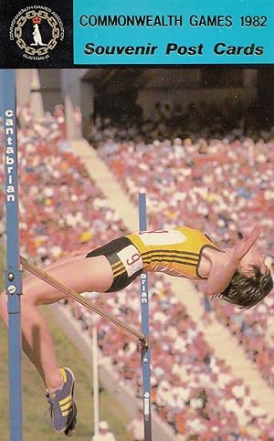 Katrina Gibbs High Jump Australian 1982 Commonwealth Games Postcard