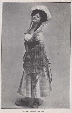 Miss Ethel Oliver Postcard