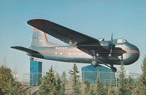Bristol 170 Freighter 31 Plane at Yellowknife Canada Heathrow Postcard