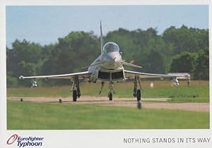 Eurofighter Tycoon DA1 Nothing Stands In Its Way Military Plane German Postcard