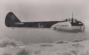 Junkers Ju 88 German Luftwaffe WW2 Aircraft Vintage Plain Back Postcard Photo