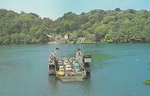 The Ferry King Harrys Reach River Fal 1970s Postcard