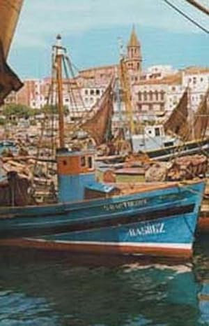 Palamos Perez Fishing Boat Ship Boats Spain Spanish Postcard