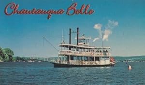 Champagne Belle Steamer Chautauqua Belle Boat Tour Public Excursion Postcard