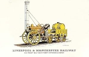 Liverpool & Manchester Railway Rocket Train Postcard