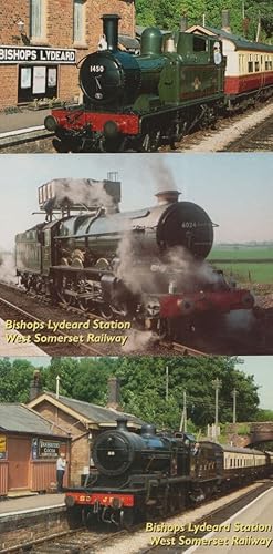 Bishops Lydeard Train Station West Somerset Railway 3x Postcard s