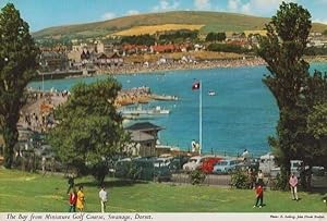 Swanage Miniature Golf Course Dorset Bournemouth 1960s Postcard