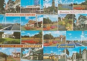 Southport Pier Shops 4x Superb 1980s Postcard s